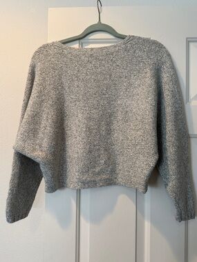Abercrombie & Fitch Gray Marled Crewneck Sweater